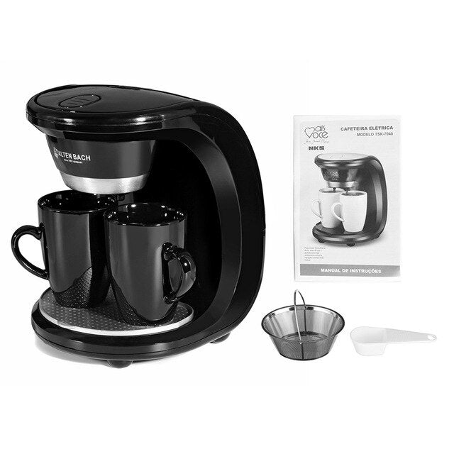 Auto Dual Cup Coffee Machine - makeme-bright.com