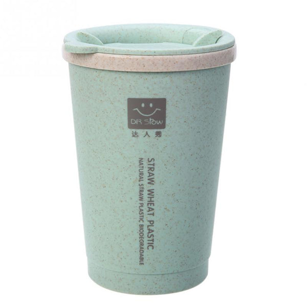 Wheat Fiber Straw Coffee Cup - makeme-bright.com