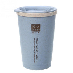 Wheat Fiber Straw Coffee Cup - makeme-bright.com