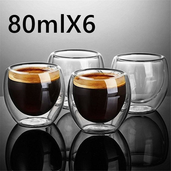 Heat-Resistant Double Wall Glass Cup - makeme-bright.com