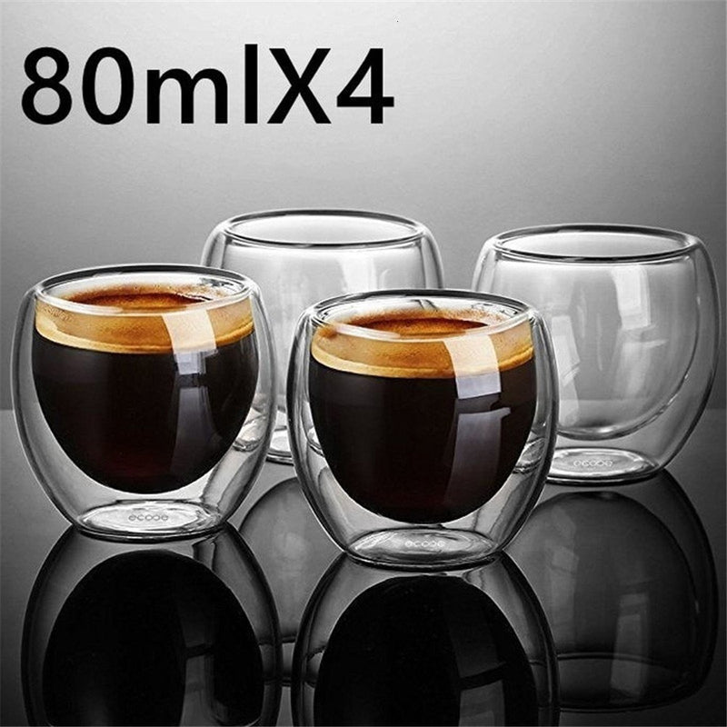 Heat-Resistant Double Wall Glass Cup - makeme-bright.com