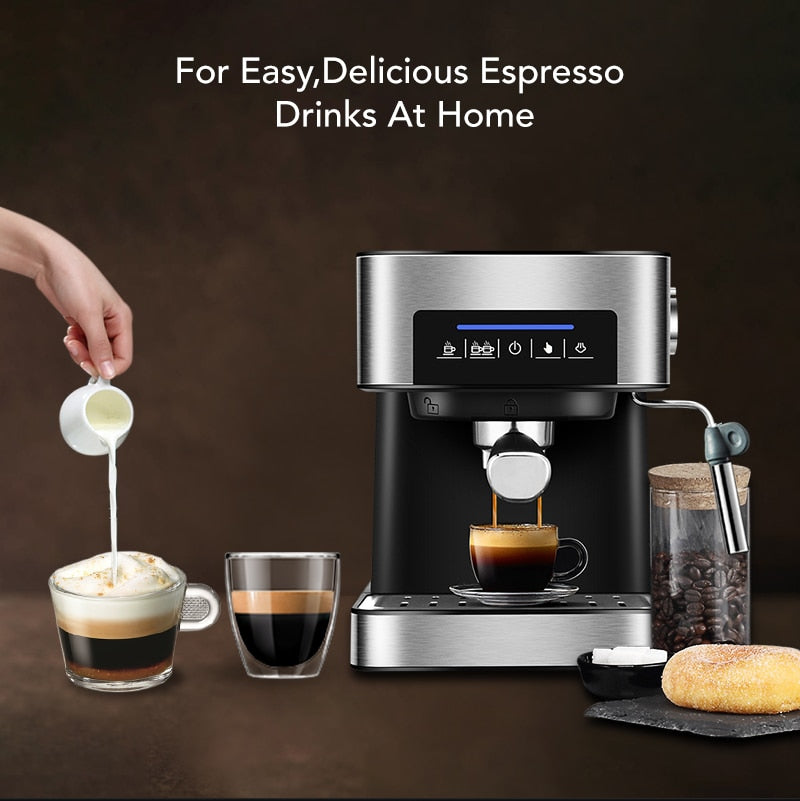 20 Bar Italian Type Espresso Coffee Maker - makeme-bright.com